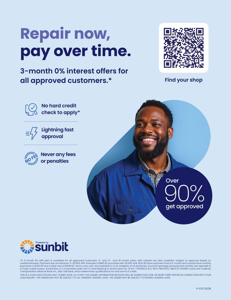 Auto repair financing